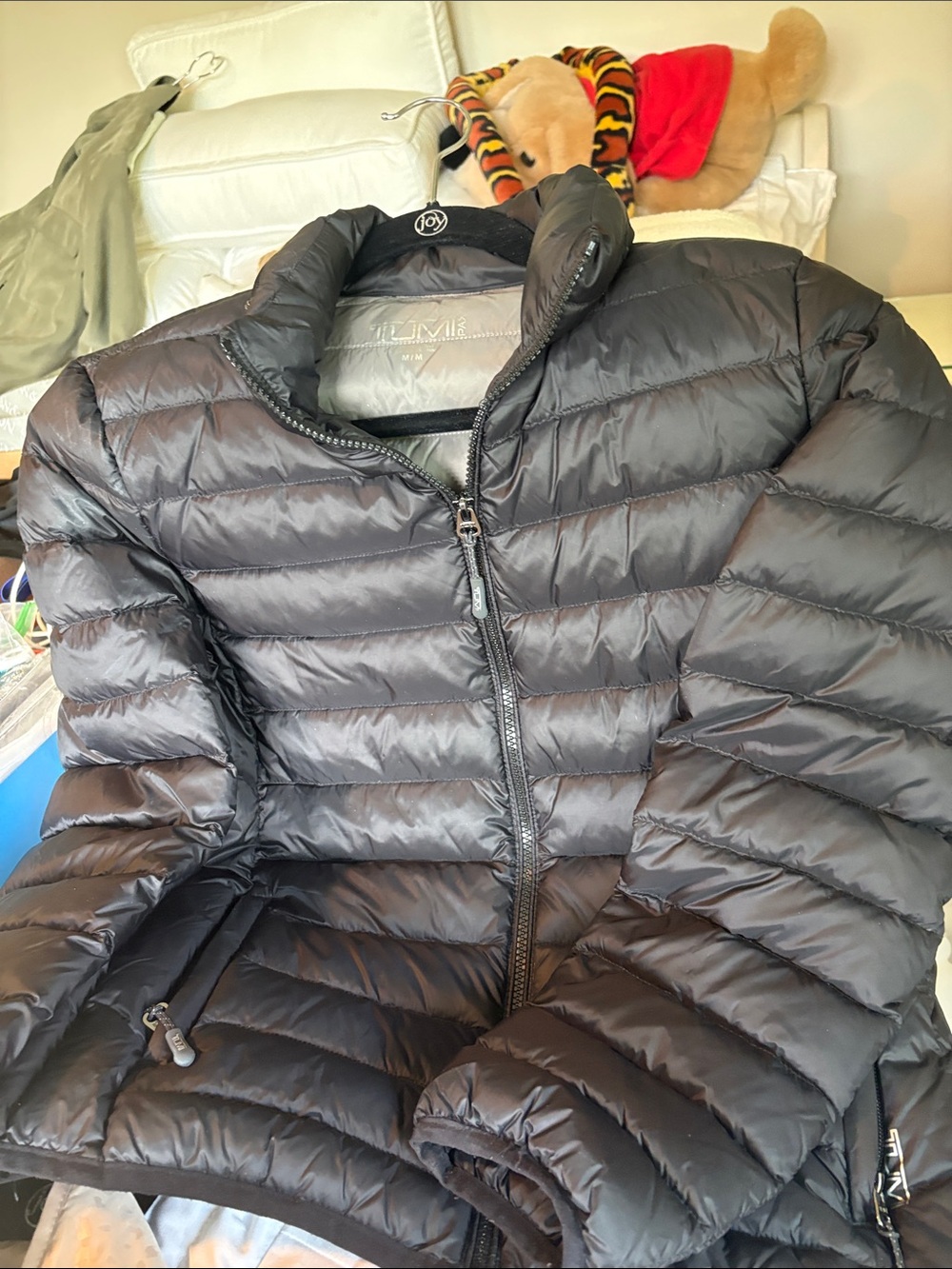 Tumi Women’s Black Quilted Down Puffer Jacket